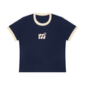 Make Space Ringer Tee - Navy