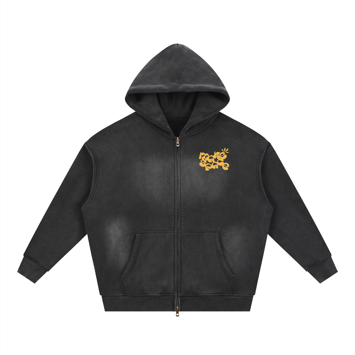 Make Space Zipper Hoodie