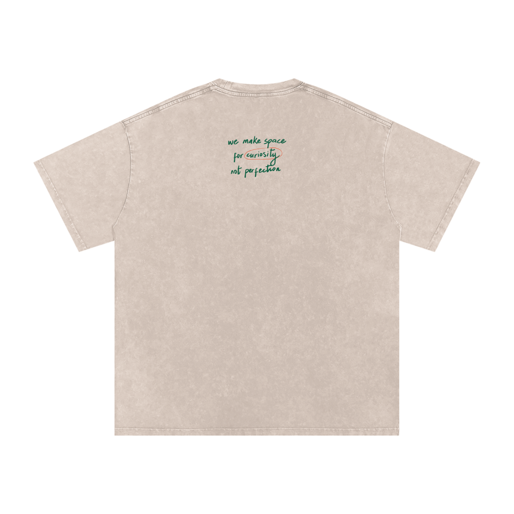 Make Space Tee - Vintage Wash APRICOT