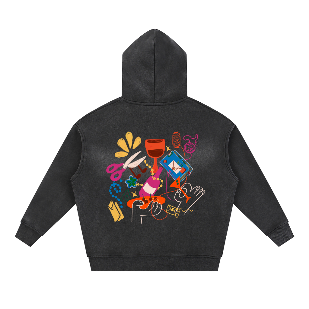 Make Space Zipper Hoodie
