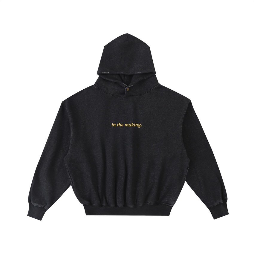 In The Making Embroidery Fleece Hoodie