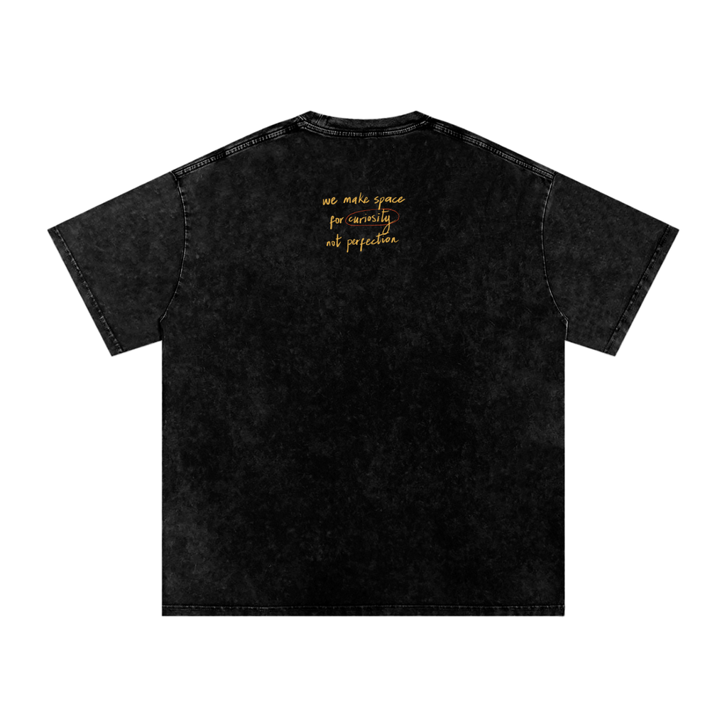 Make Space Tee - Vintage Wash BLACK
