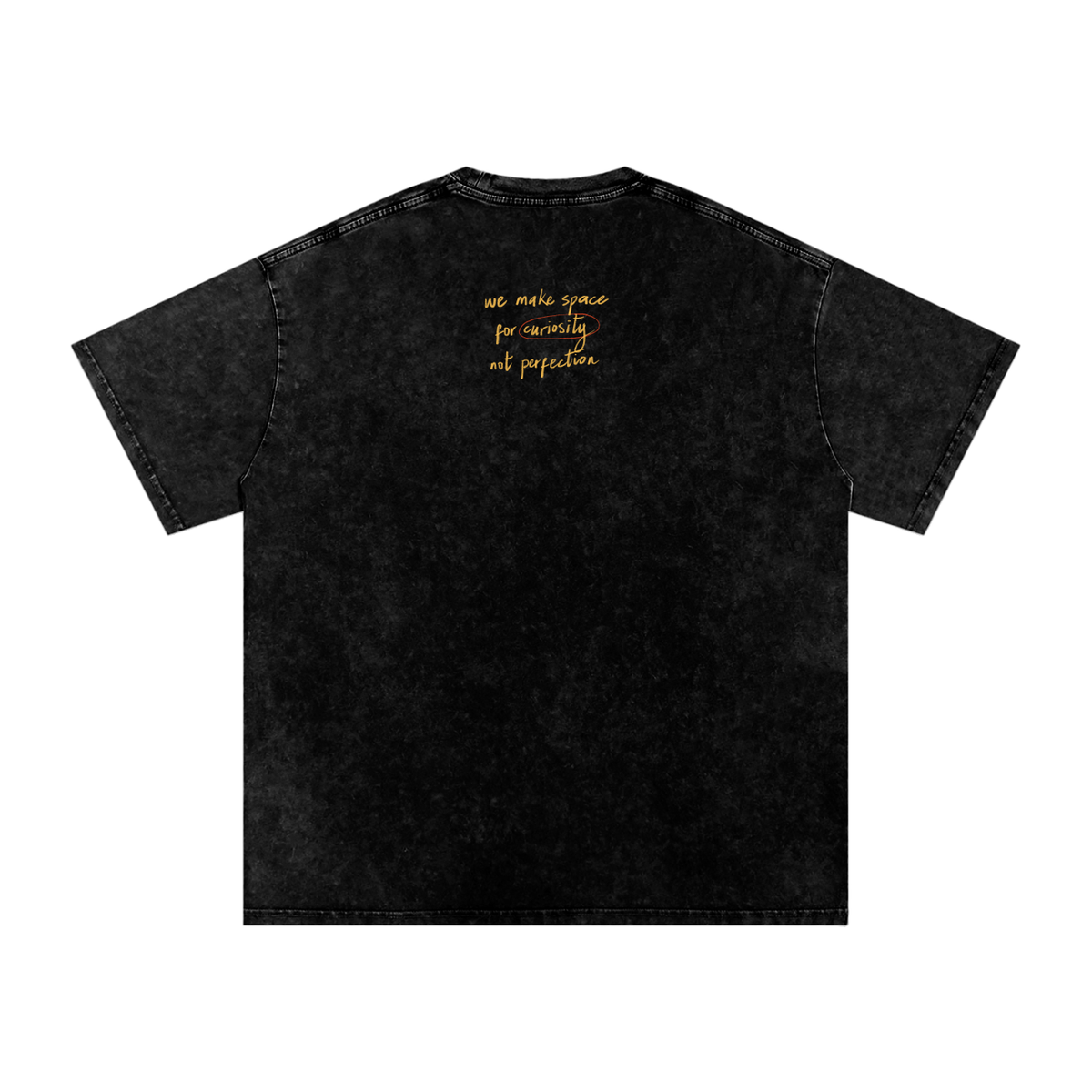 Make Space Tee - Vintage Wash BLACK