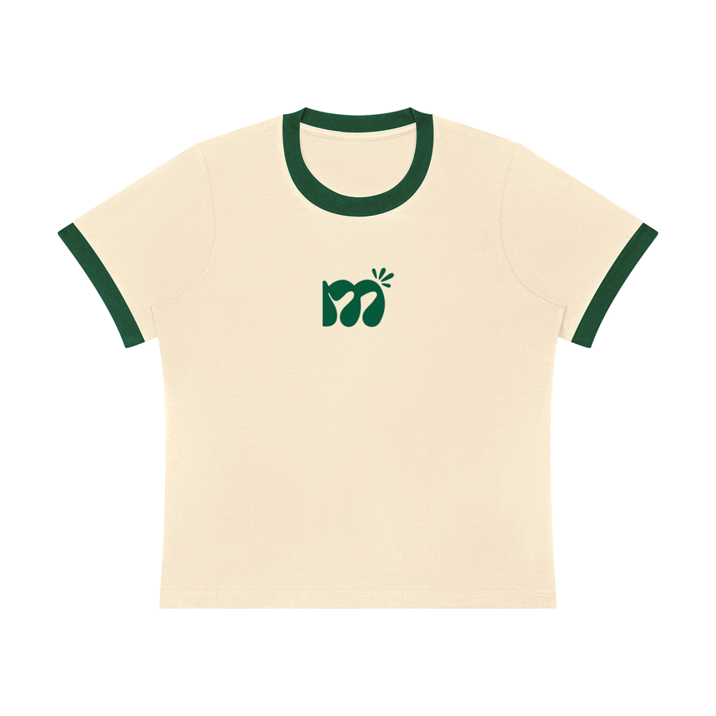 Make Space Ringer Tee - Green