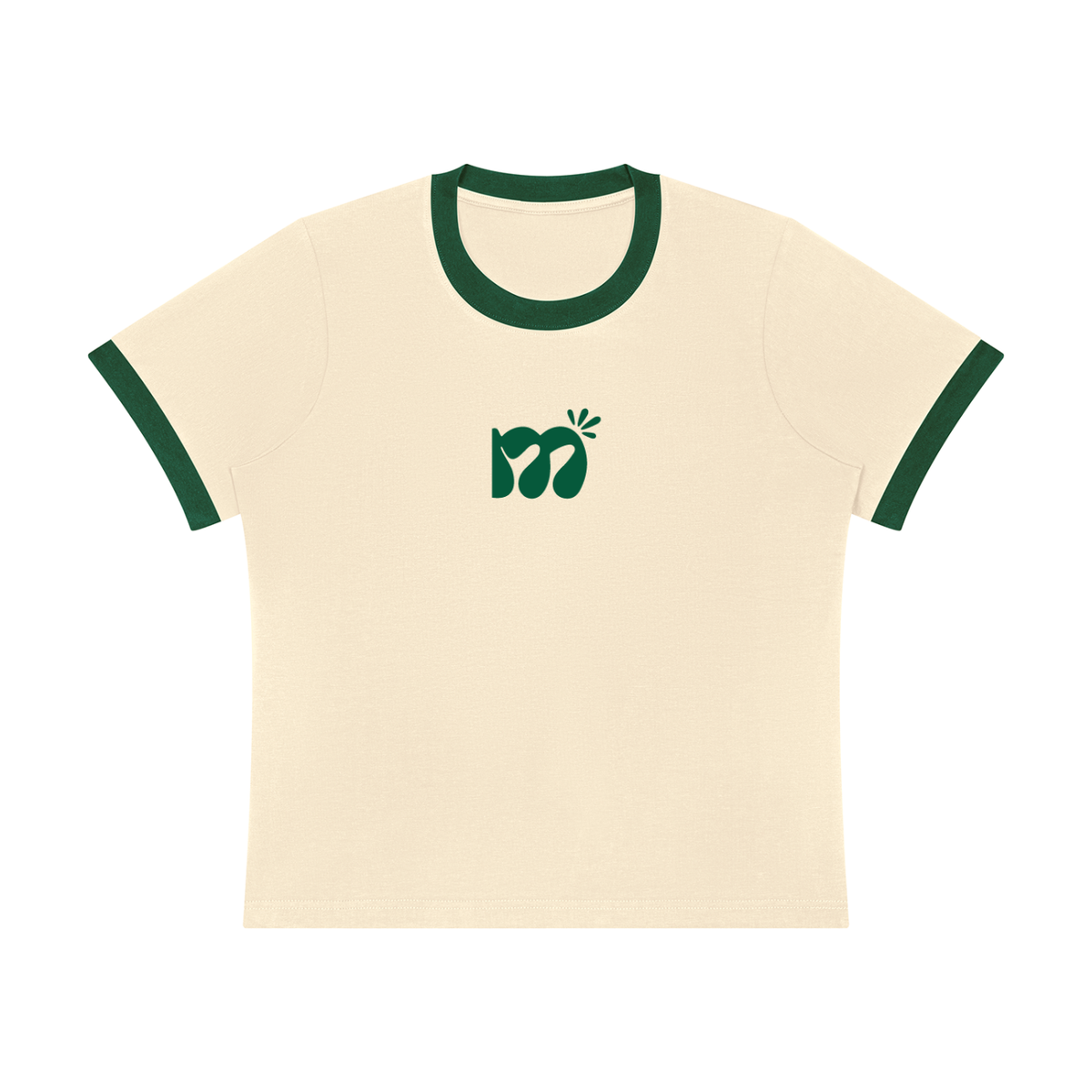 Make Space Ringer Tee - Green
